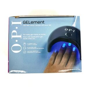 OPI GEElement LED Gel Lamp Black 4-Finger 60 Second Cure Professional Manicure